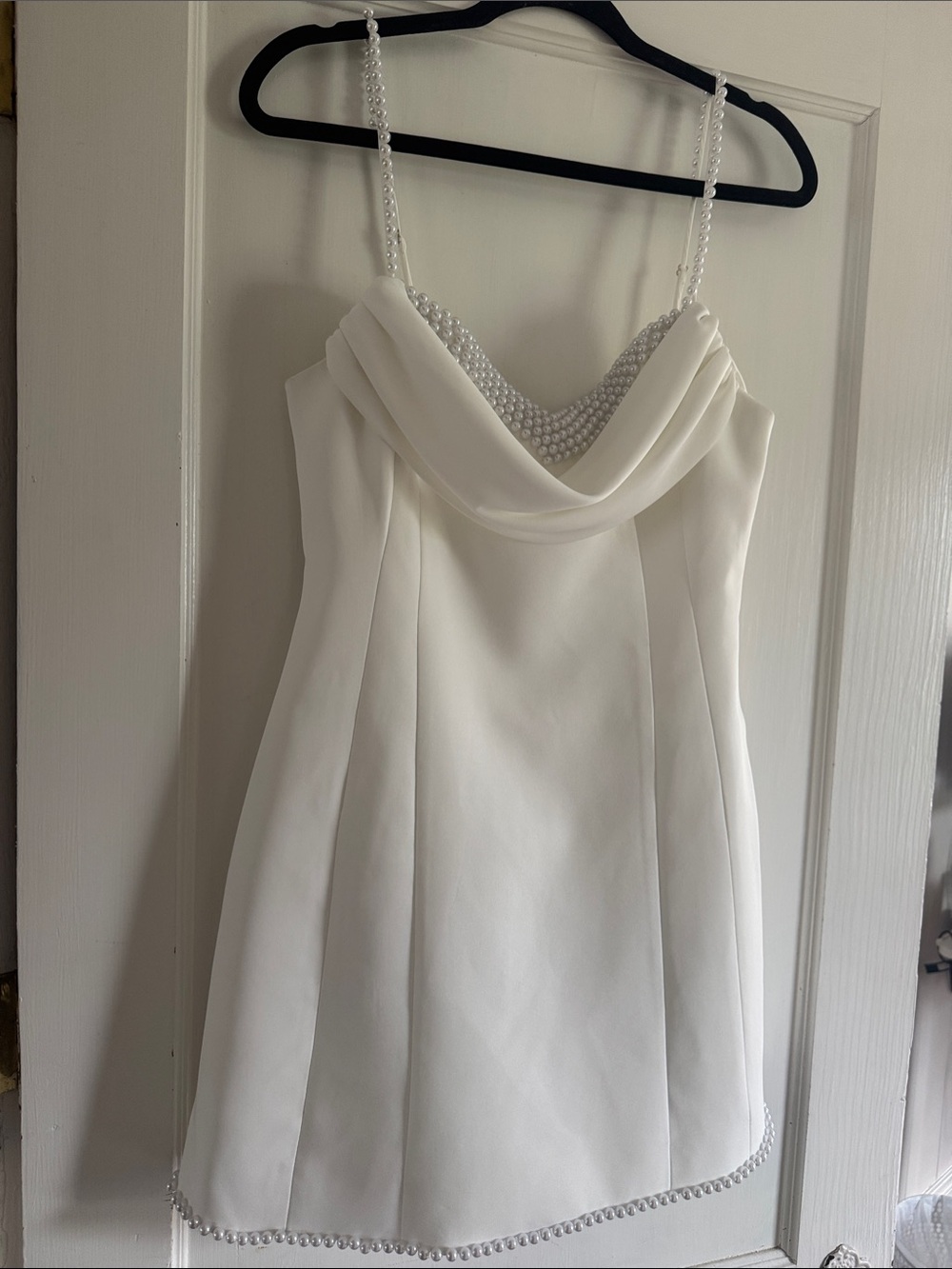 Meshki Liliane Suiting Mini Dress Ivory
